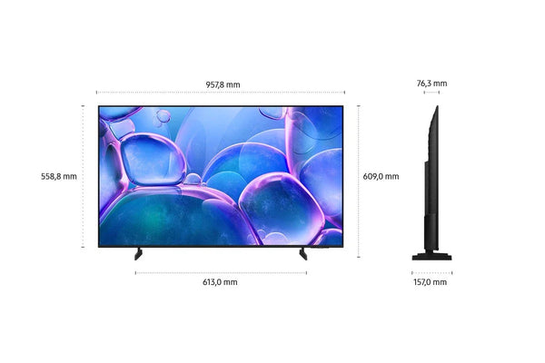Samsung 43 Zoll 4K Fernseher – Riesiges Heimkino für Ihr Zuhause. 1,09 Meter