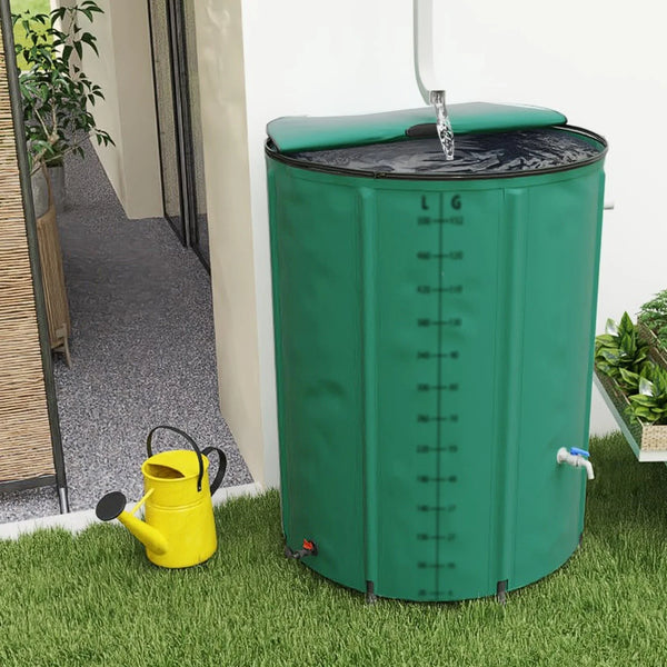 Regentonnen. 200-750 Liter. Warum zahlen, wenn Wasser gratis vom Himmel kommt?