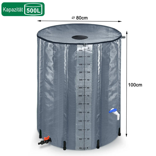 Regentonnen. 200-750 Liter. Warum zahlen, wenn Wasser gratis vom Himmel kommt?