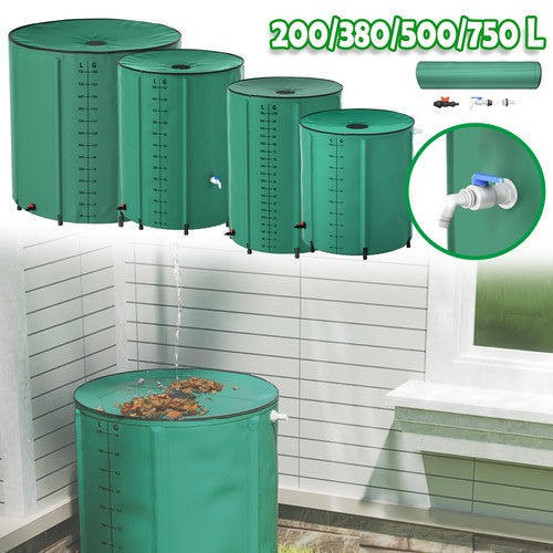Regentonnen. 200-750 Liter. Warum zahlen, wenn Wasser gratis vom Himmel kommt?