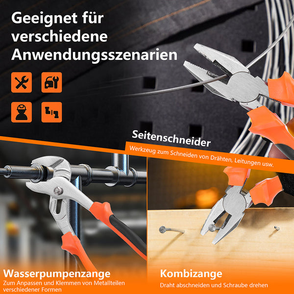 Werkzeugkoffer 198 teiliges Komplettset mit allem was man immer braucht. Grundausstattung.