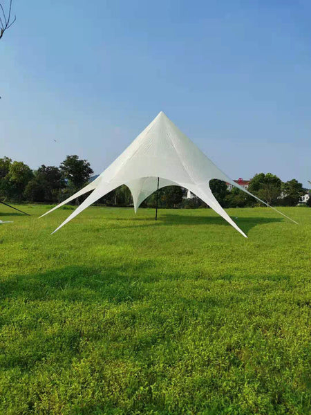 Sternzelt Ø 10 m – Exklusive Eventlösung mit beeindruckender Präsenz. Farben Weiß, Creme oder Schwarz.