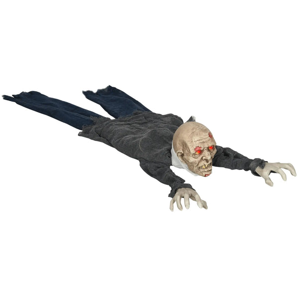 Halloween Dekoration heulender, kriechender Zombie 159 cm LED-Lichter Soundfunktion