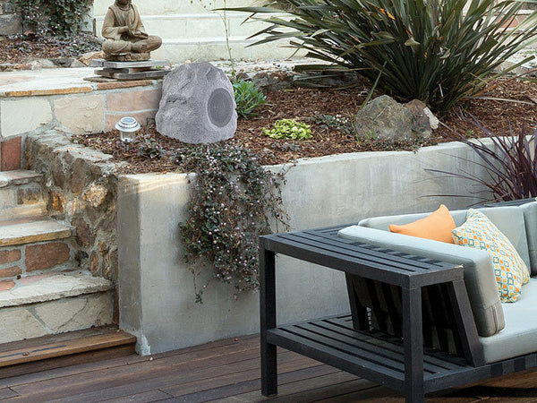 Gartenlautsprecher Garten- und Outdoor-Lautsprecher im Stein-Design, Bluetooth, 30W, IPX4