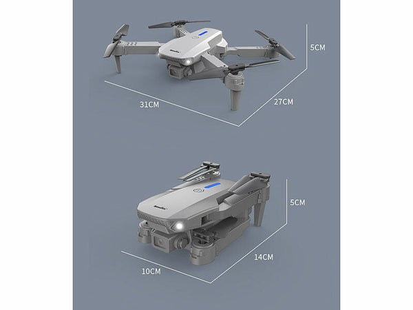 Faltbare Drohne (Nur 41,- Euro netto) mit HD-Kamera. Flugspaß für Einsteiger und Fortgeschrittene.