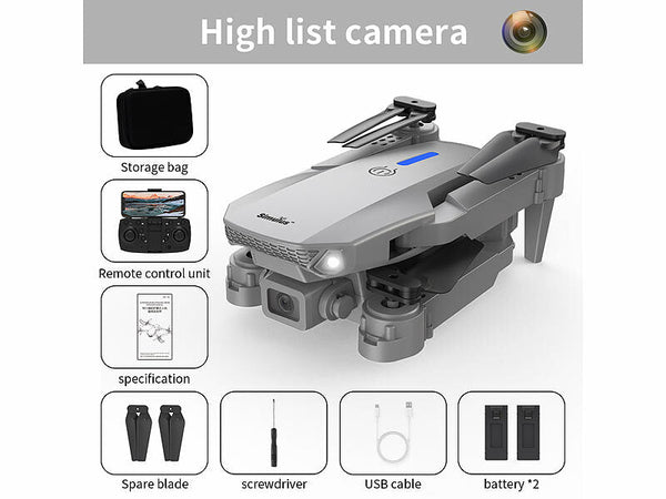 Faltbare Drohne (Nur 41,- Euro netto) mit HD-Kamera. Flugspaß für Einsteiger und Fortgeschrittene.