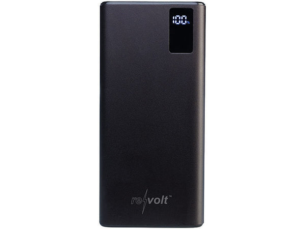 Powerbank 20.000 mAh. Extrem leistungsstark. Mit den neusten Anschlüssen. Für Smartphones und andere Geräte.