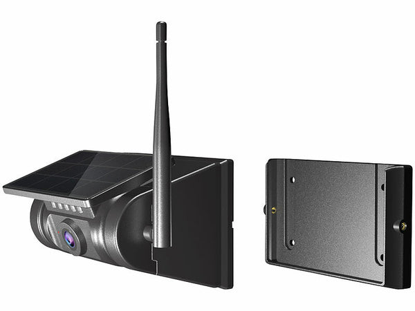 Autarke WLAN-Solar-HD-Rückfahrkamera, Akku, magnetisch, IR-Nachtsicht