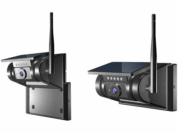 Autarke WLAN-Solar-HD-Rückfahrkamera, Akku, magnetisch, IR-Nachtsicht