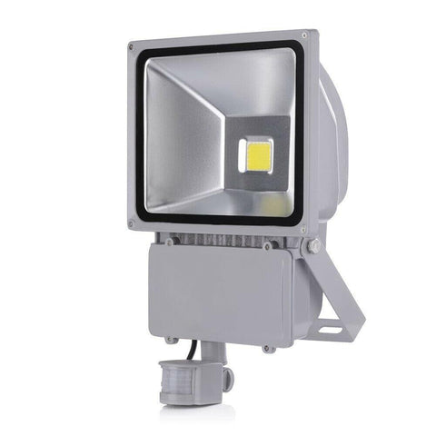 LED-Strahler, Flutlichtstrahler mit Bewegungsmelder, Sensor, 30 - 100 Watt, helles weiß!
