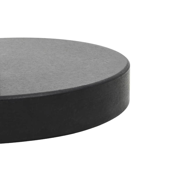 Schirmständer Granit Schwarz 30 kg, 45 cm Durchmesser.