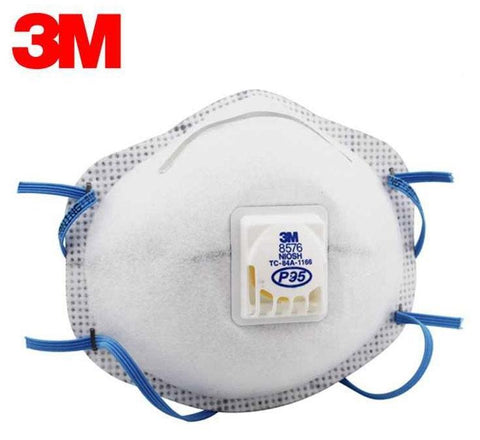 Profi-Atemschutzmaske 3M 8576 (KN95 - NIOSH P95) mit Cool Flow Ventil. Extrem dicht.