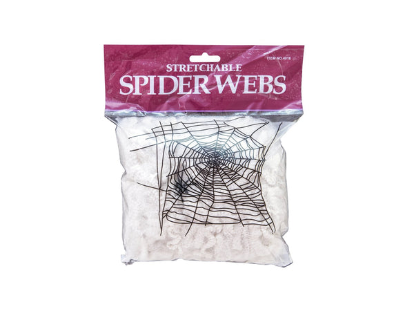 Halloween Spinnennetz weiß 50g