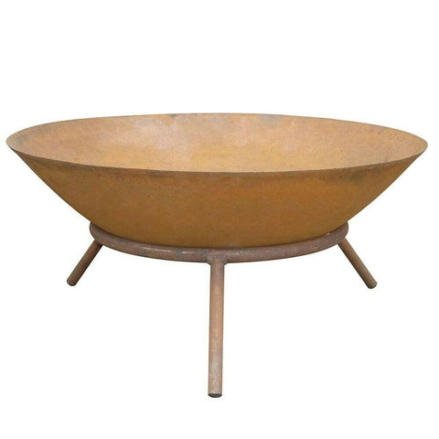 Feuerschale Feuerkorb Feuerständer Feuerstelle Klöpperboden, Stahl Ø 56 cm