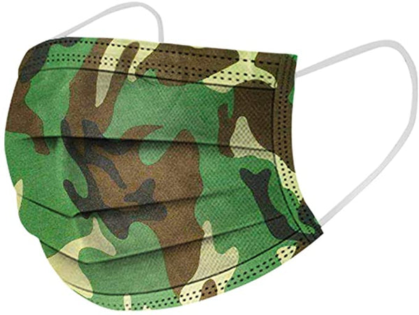MNS Gesichtsmasken 3-lagig, Camouflage