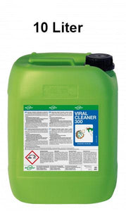 50% Rabatt: 10 Liter Konzentrat - VIRAL CLEANER 300® - Flächenreiniger, z.B. gegen COVID-19