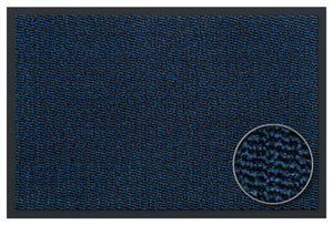 Schmutzfangmatte Sauberlaufteppich blau-schwarz, 60x90 / 90x150 / 120x180 cm