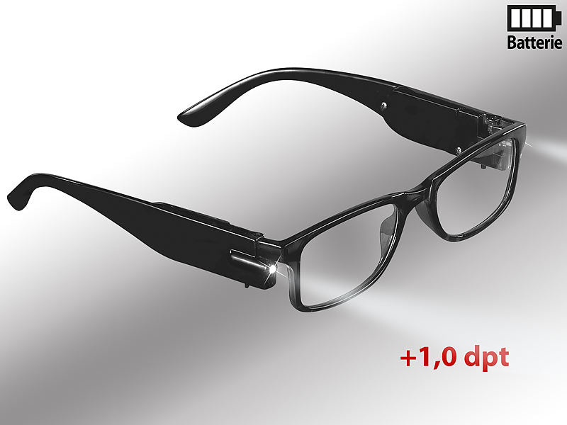 LED Lesebrille: Modische Lesehilfe mit integriertem LED-Leselicht. Testen Sie 6 Wochen. Es ist genial!