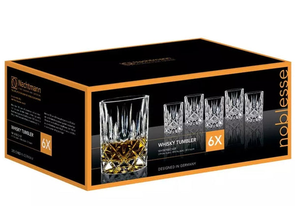 Noblesse Whiskyglas, Wasserglas 6er Set, Kristallglas