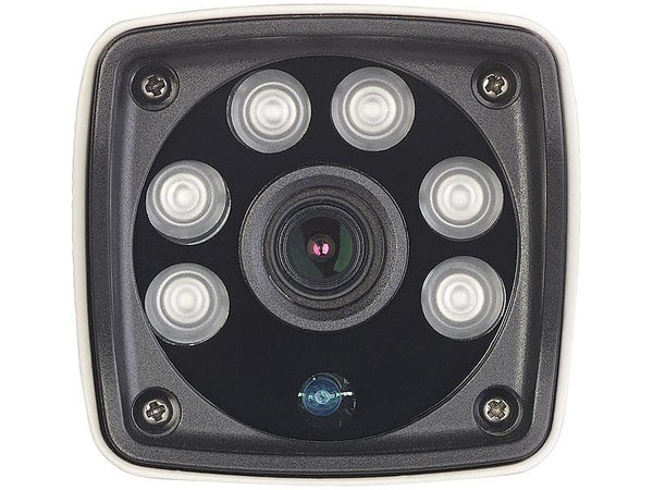 Kamera-Überwachungssystem mit 4 WLAN-Internetkameras Full-HD-Auflösung 1.920 x 1.080 Pixel (1080p)