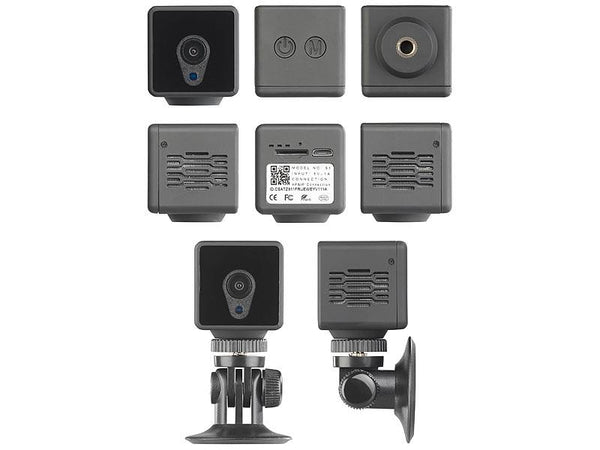 HD-Micro-IP-Internet-Überwachungskamera mit WLAN, Nachtsicht & App-Zugriff