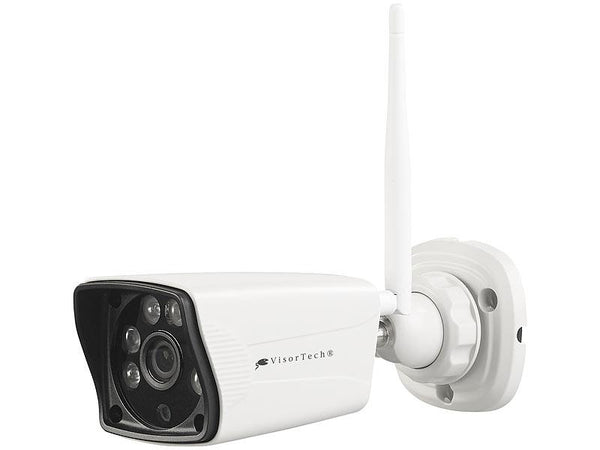 Kamera-Überwachungssystem mit 8 WLAN-Internetkameras Full-HD-Auflösung 1.920 x 1.080 Pixel (1080p)