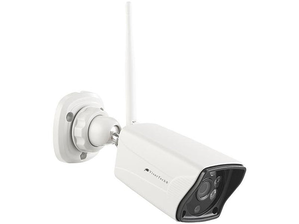 Kamera-Überwachungssystem mit 8 WLAN-Internetkameras Full-HD-Auflösung 1.920 x 1.080 Pixel (1080p)
