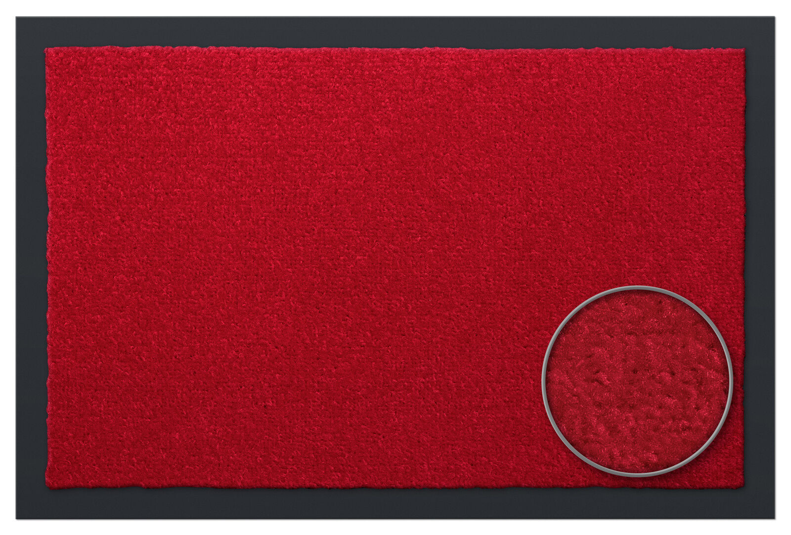 Schmutzfangmatte Sauberlaufteppich rot, 60x90 / 90x150 / 120x180 cm
