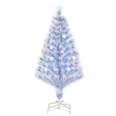 Weihnachtsbaum Tannenbaum Christbaum LED -Beleuchtung, Stern, blauweiß, 120 cm