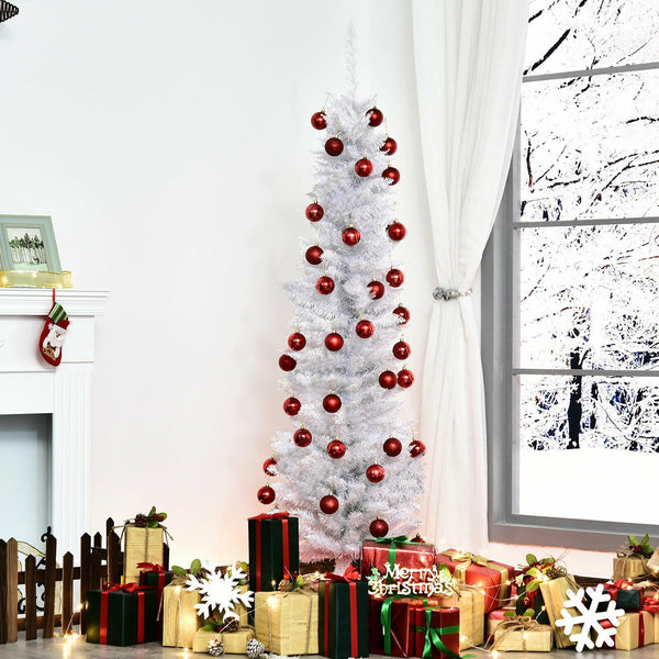 Tannenbaum Weihnachtsbaum Christbaum ohne Deko, weiß, 180 cm