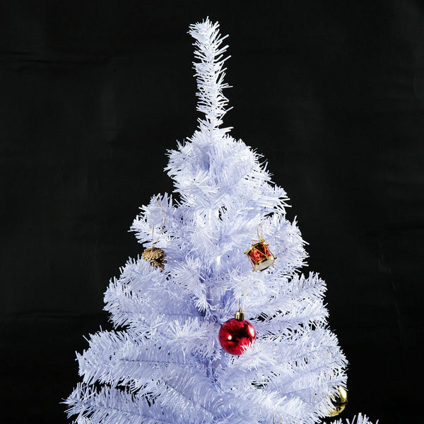 Tannenbaum Weihnachtsbaum Christbaum inkl. Deko, weiß, 150 cm
