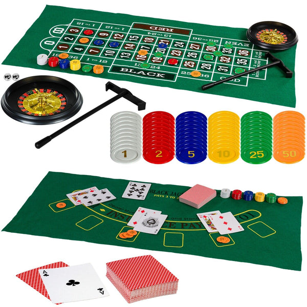 Multigame MEGA Tischkicker Tischfußball Spieletisch Mega 15 in 1, inkl. komplettem Zubehör, Spieltisch mit Kickertisch, Billardtisch, Tischtennis, Speed Hockey